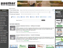 Tablet Screenshot of pantherdirectory.com